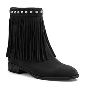 Michael Kors Billy Studded Fringe Bootie 6.5